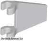 Lego Flag 2 x 2 Trapezoid, Light bluish gray