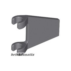 Lego Flag 2 x 2 Trapezoid, Dark gray