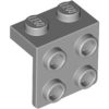 Lego Bracket 1 x 2 - 2 x 2, Light bluish gray