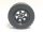 Lego Wheel 56mm D. x 34mm Technic Racing Medium, 3 Pin Holes with Black Tire 94.3 x 38 R (44772 / 92912)
