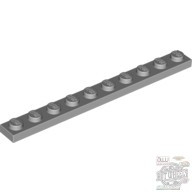 Lego Plate 1x10, Light grey