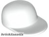 Lego minifigure Headgear Cap - Long Flat Bill, White