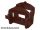 Lego Horse Saddle with Clips, Brown ( Old brown )