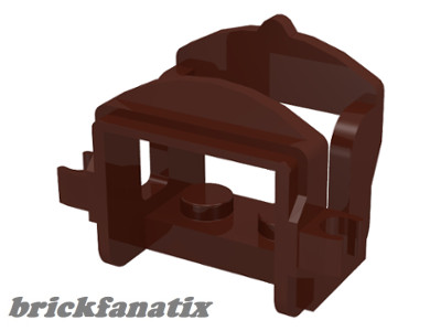 Lego Horse Saddle with Clips, Brown ( Old brown )