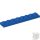 Lego Plate, Modified 1 x 8 with Door Rail, Blue