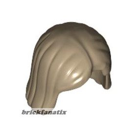 Lego figura Hair Female, Dark tan