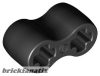 Lego Technic, Axle Connector Double - Flexible Rubber, Black