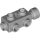 Lego Brick, Modified 1 x 2 x 2/3 with Studs on Sides and Extended Stud Receptacle, Light bluish gray