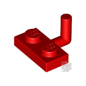   Lego Plate, Modified 1 x 2 with Bar Arm Up (Horizontal Arm 5mm), Red