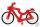 Lego Bicycle, Red