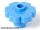Lego Plant Flower 2 x 2 Rounded - Open Stud, Medium blue