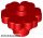 Lego Plant Flower 2 x 2 Rounded - Open Stud, Red