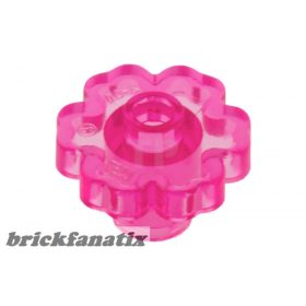   Lego Plant Flower 2 x 2 Rounded - Open Stud, Transparent pink