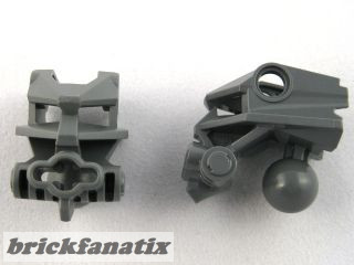 Lego Bionicle Head Connector Block (Toa Metru), Dark grey