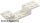 Lego Bracket 8 x 2 x 1 1/3, White