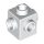 Lego Brick, Modified 1 x 1 with Studs on 4 Sides, White