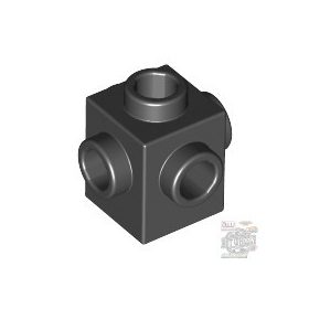 Lego BRICK 1X1 W. 4 KNOBS, Black