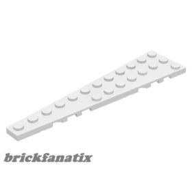 Lego Wedge, Plate 12 x 3 Left, White