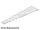 Lego Wedge, Plate 12 x 3 Left, White