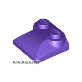 Lego PLATES W. BOWS 2X2, Dark purple