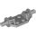Lego Plate, Modified 2 x 2 with Wheels Holder Wide - Technic Pins, Light bluish gray