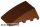 Lego BRICK 4X4 W. BOW/ANGLE, Reddish brown