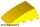 Lego Wedge 4 x 4 Triple Curved No Studs, Yellow