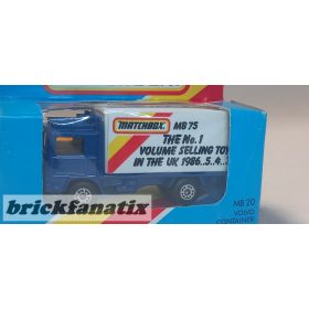 Matchbox Volvo Container Truck - MB75 The No.1 - MB20