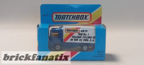 Matchbox Volvo Container Truck - MB75 The No.1 - MB20