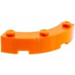Lego BOW 1/4 4X4X1, Bright orange