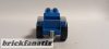 Lego Duplo Farm Tractor with Black Wheels, Light Bluish Gray Engine and Fenders, and Light Bluish Gray Hitch