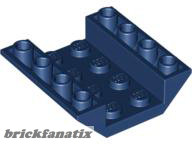 Lego Slope, Inverted 45 4 x 4 Double, Dark blue