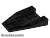 Lego Wedge 6 x 4 Triple Inverted with Connections between 2 Studs, Black