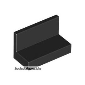Lego Panel 1 x 2 x 1, Black