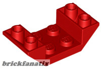 Lego Roof Tile 4X2/45° Inv., Red