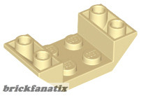 Lego Roof Tile 4X2/45° Inv., Tan