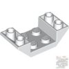 Lego Roof Tile 4X2/45° Inv., White