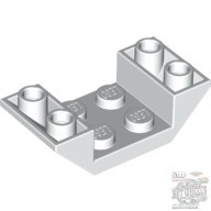 Lego Roof Tile 4X2/45° Inv., White
