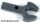 Lego Bar 1L with Clip Mechanical Claw - Cut Edges and Hole on Side, Dark bluish gray