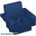 Lego Duplo, Furniture Chair 3 x 2 1/2 x 2 Armchair with Stud, Dark blue