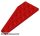 Lego RIGHT PLATE 3X8 W/ANGLE, Bright red