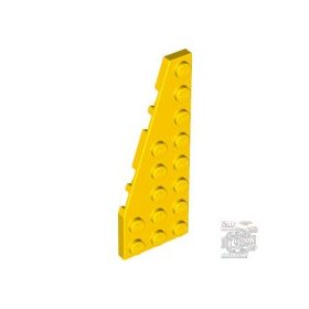 Lego Wedge, Plate 8 x 3 Pentagonal Left, Yellow