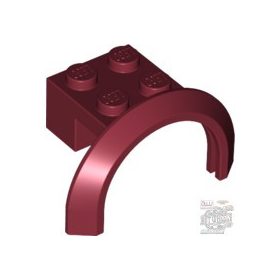 Lego BRICK 2X4X1 W. SCREEN, Dark red