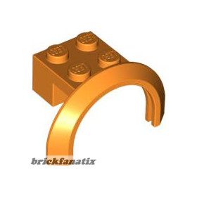 Lego Brick 2X4X1 W. Screen, Orange
