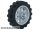 Lego Wheel 15mm D. x 6mm City Motorcycle with Black Tire 21mm D. x 6mm City Motorcycle (50862 / 50861), Light bluish gray