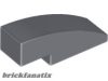 Lego Slope, Curved 3 x 1, Dark gray