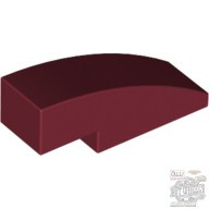 Lego Brick w/bow 1/3, Dark red