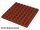 Lego Duplo, Plate 8 x 8, Reddish brown