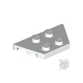 Lego Wedge, Plate 2 x 4, White