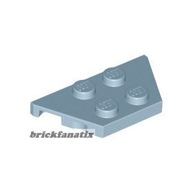 Lego Wedge, Plate 2 x 4, Sand blue